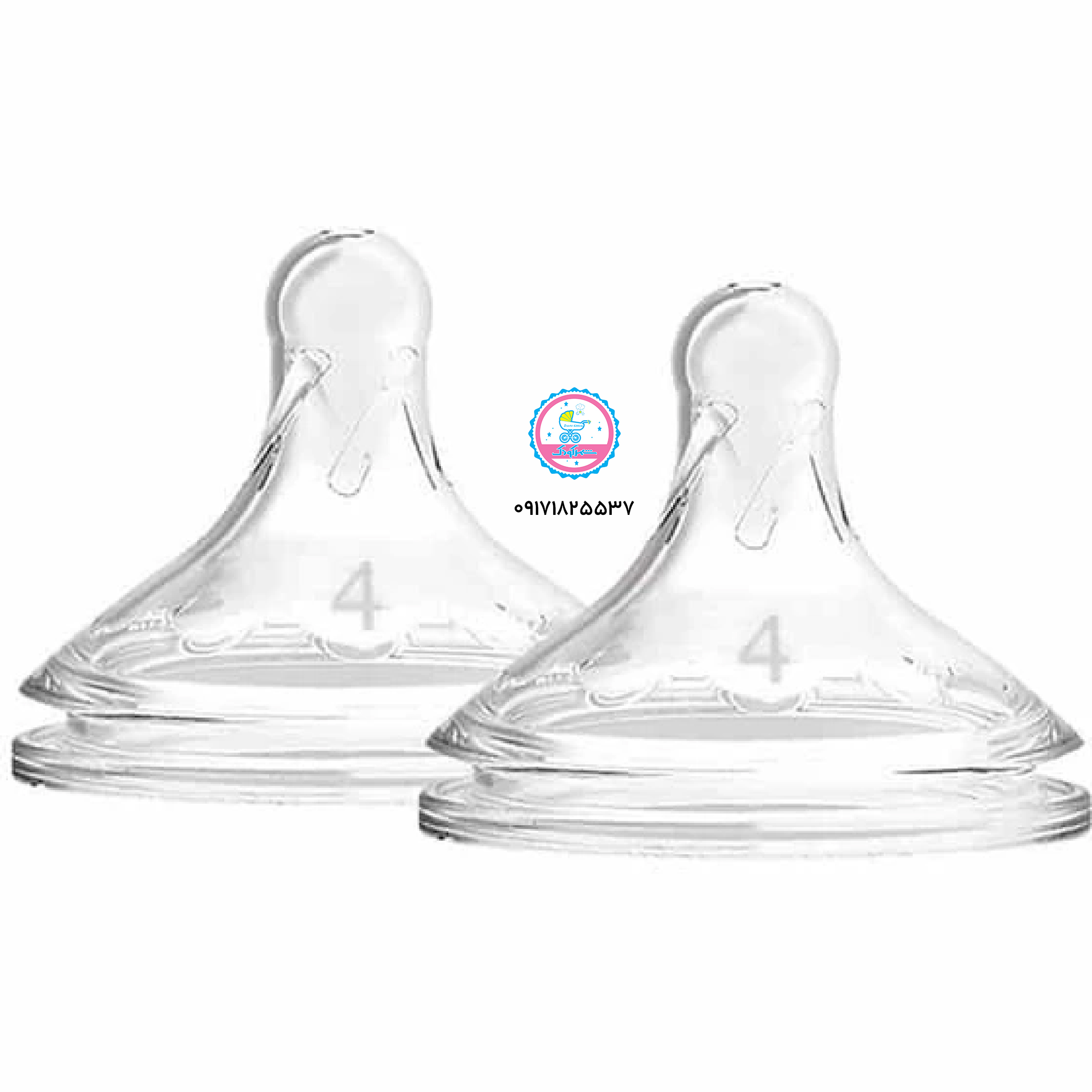سر شیشه دهانه عریض دکتر براونز(9m+) دو عددی