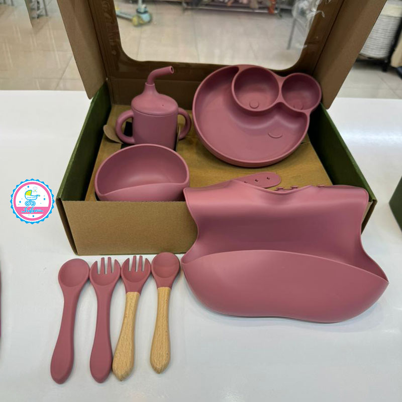 سرویس غذاخوری سیلیکونی 7تکه 