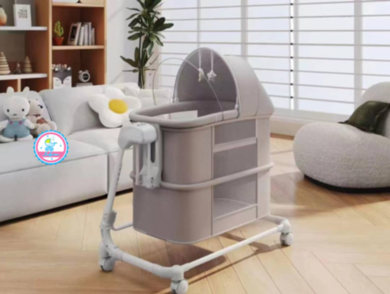 تخت و گهواره کنار مادر برقی ining baby و گهواره برقی