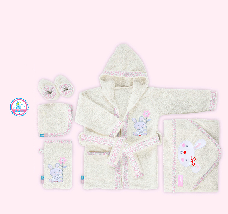ست حوله پنج تکه LITTLE BUNNY رزبرن