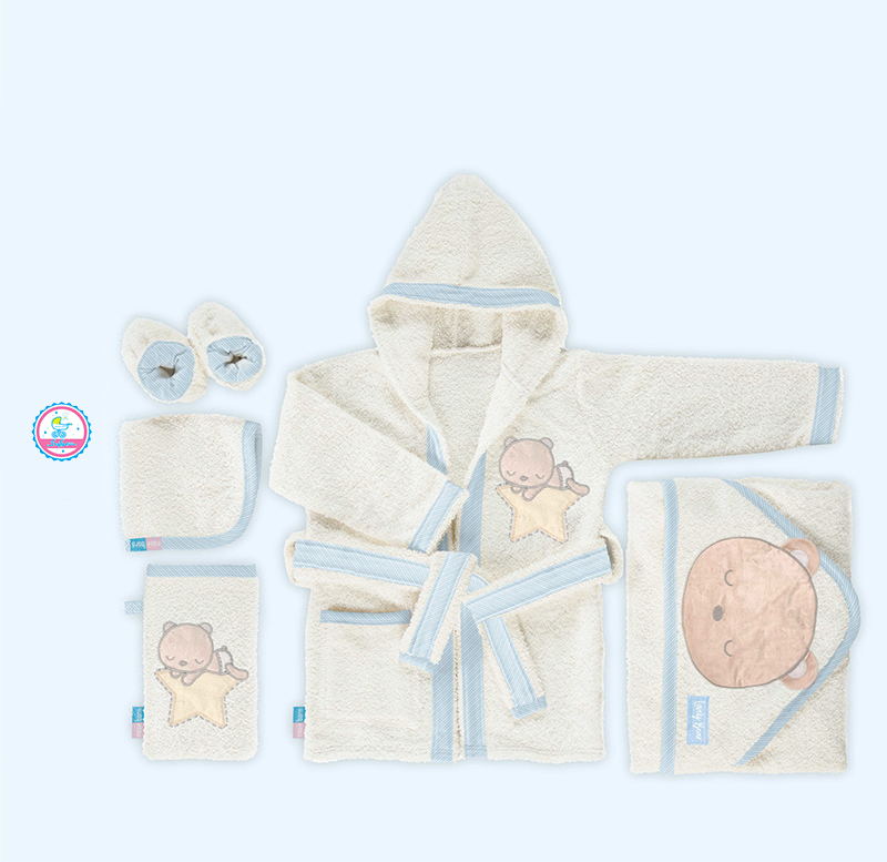 ست حوله پنج تکه LOVELY BEAR رزبرن
